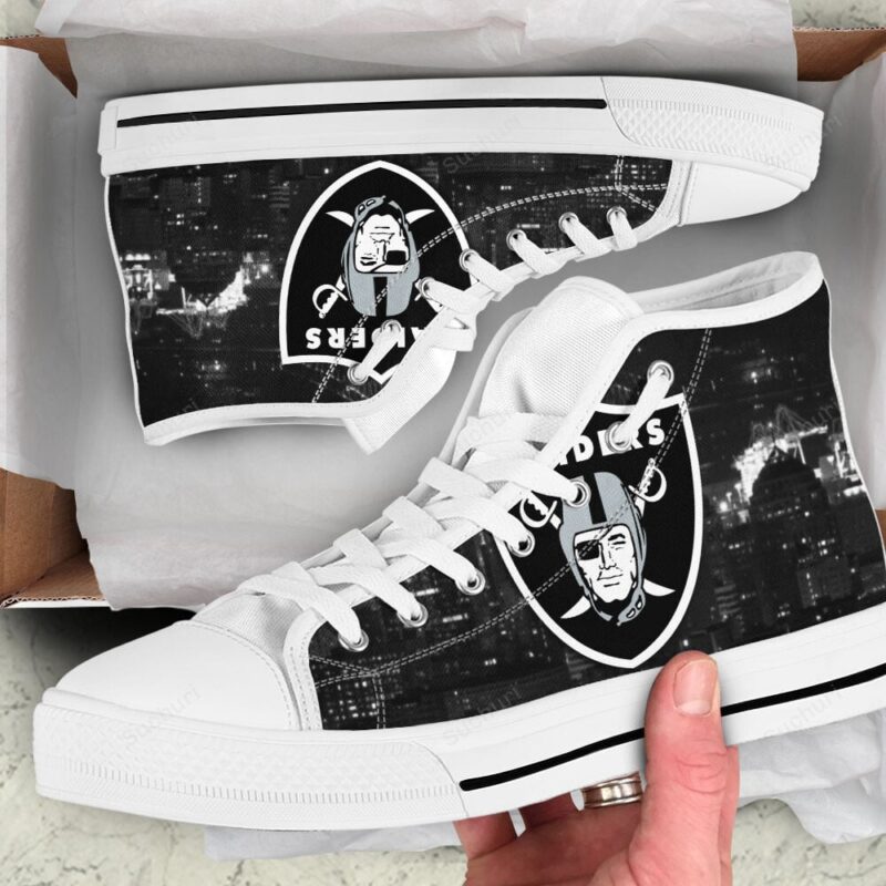 Las Vegas Raiders Logo City2 High Top Shoes