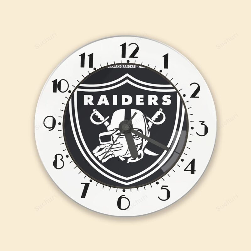 Las Vegas Raiders Mask Skull Alarm Clock