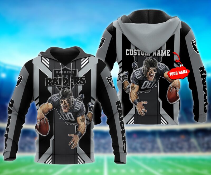 Las Vegas Raiders Nfl 3D Hoodie Personalized Mascot New - Raidersfanworld.com