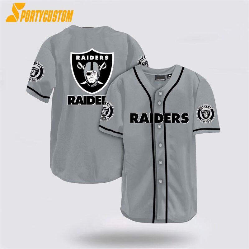 Las Vegas Raiders Nfl Baseball Jersey For Cool Fans