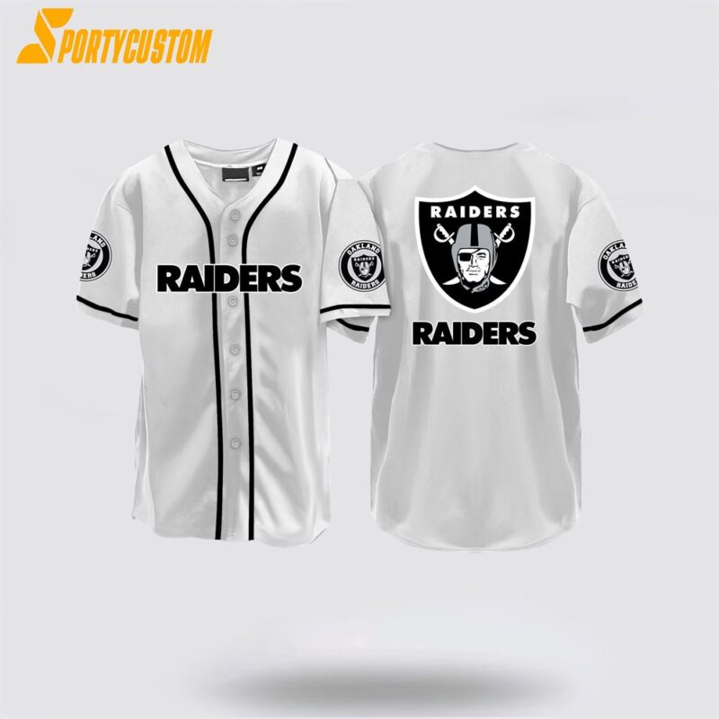 Las Vegas Raiders Nfl Baseball Jersey For Hot Fans