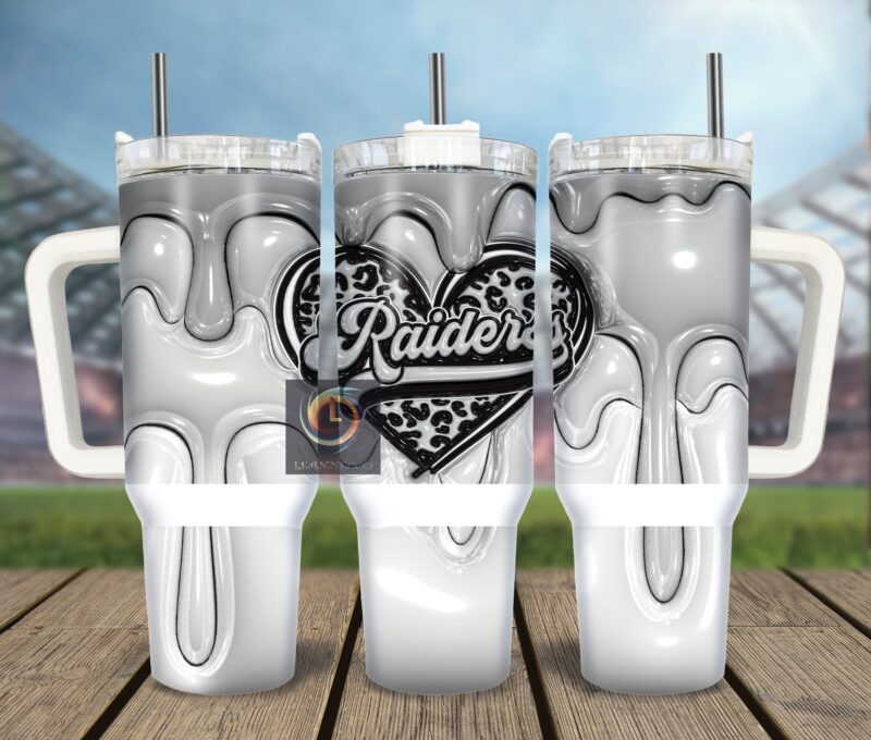 Las Vegas Raiders NFL Custom Stanley Cup 40 oz 30 oz Tumbler With Handle | StormMerch