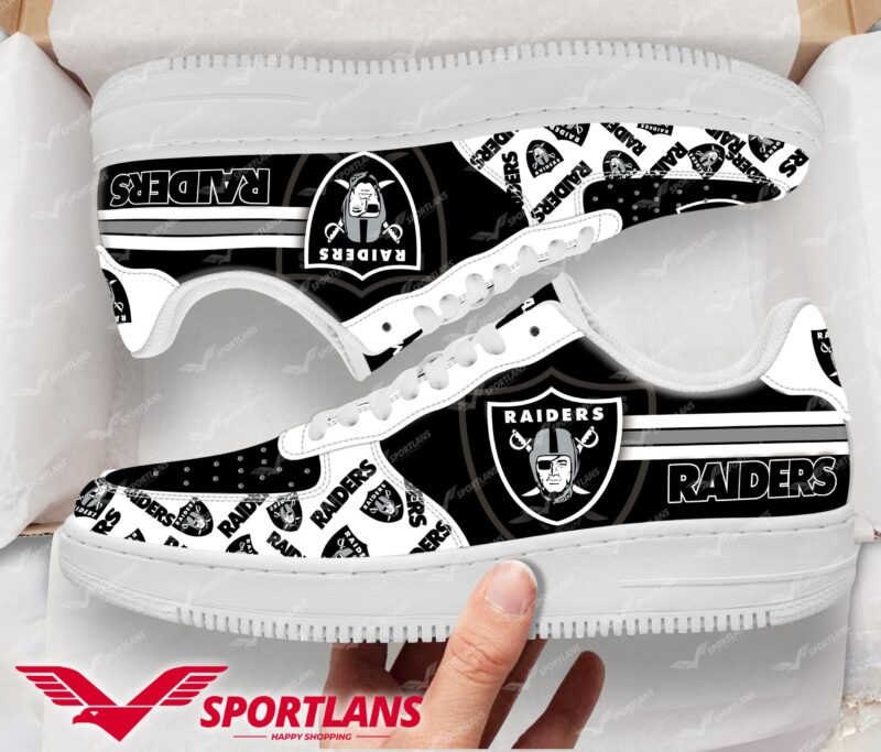 Las Vegas Raiders NFL Personalized Air Force 1 Shoes
