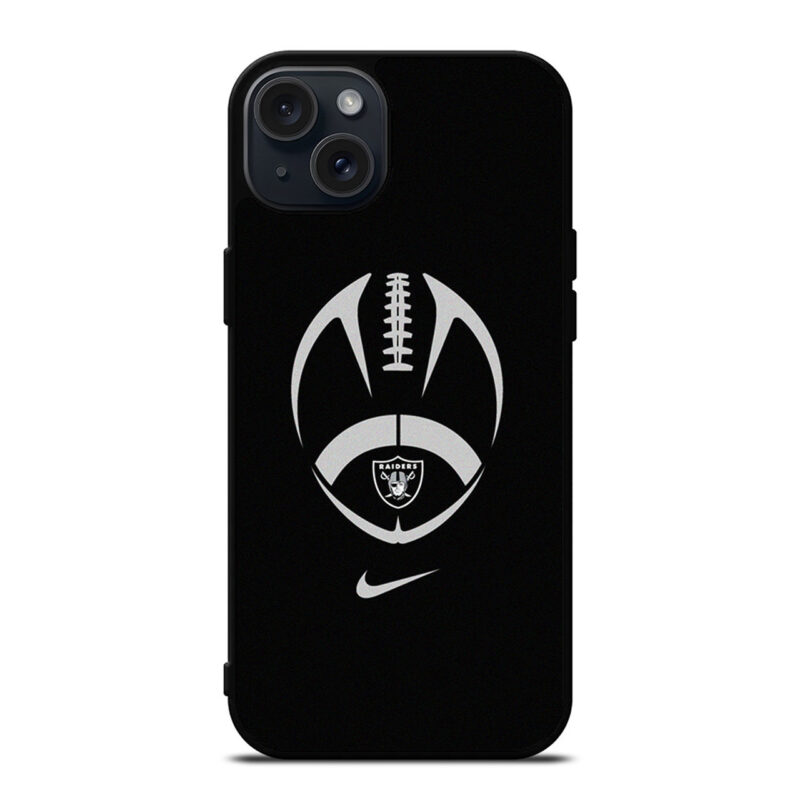 LAS VEGAS RAIDERS NIKE LOGO iPhone 15 Plus Case Cover