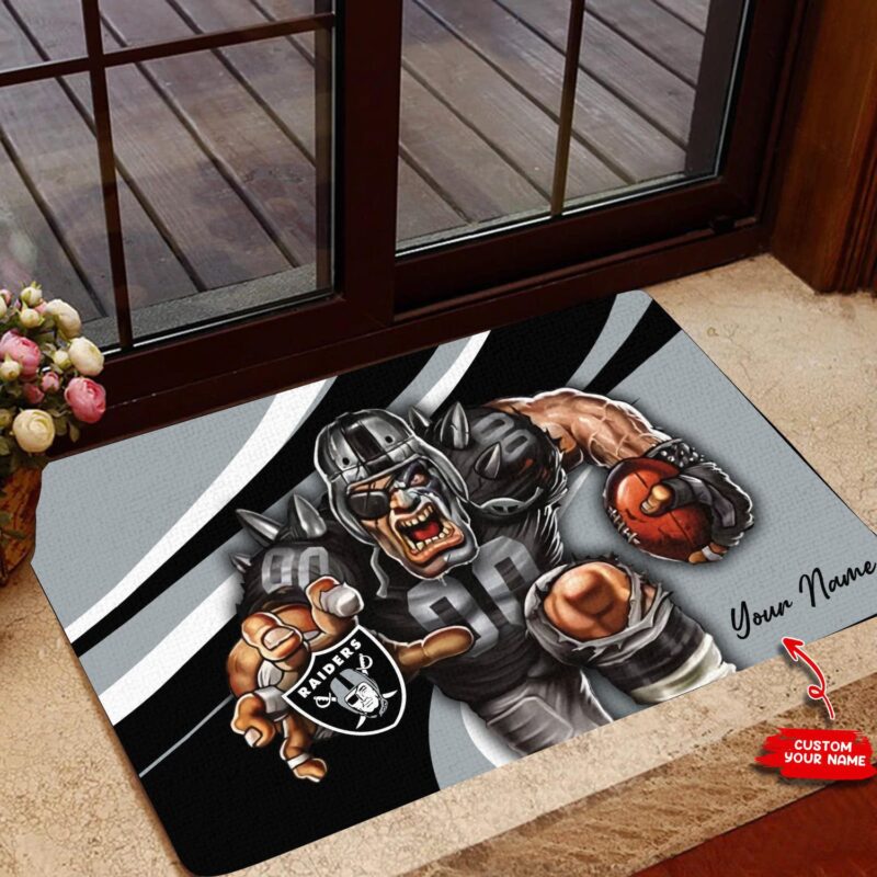 Las Vegas Raiders Personalized Doormat BG116