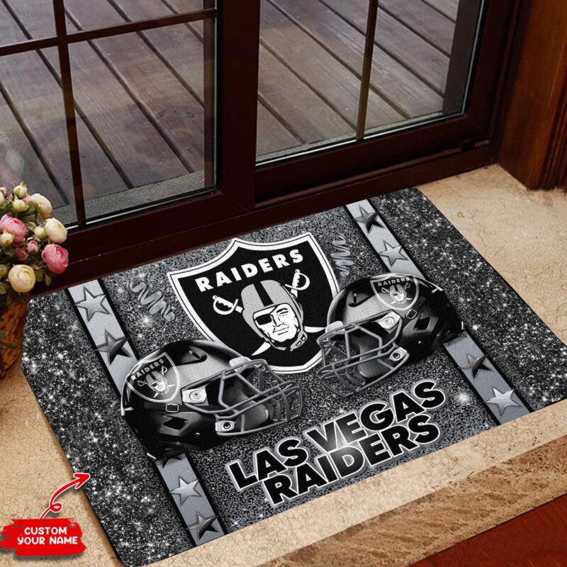 Las Vegas Raiders Personalized Doormat BG461
