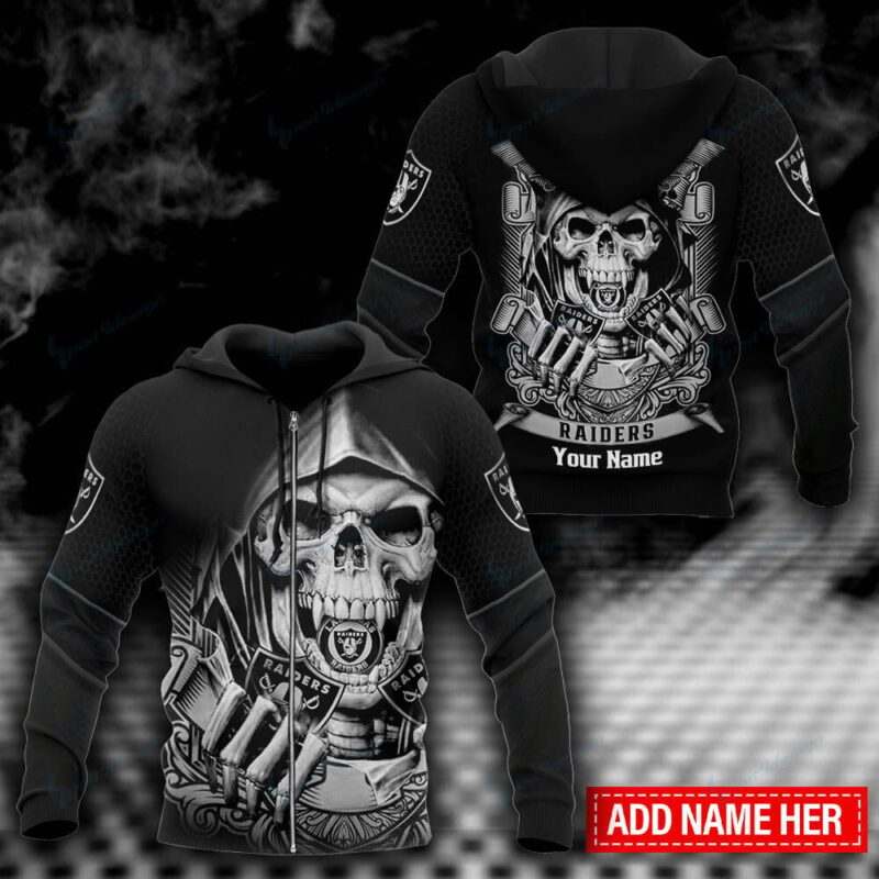 Las Vegas Raiders Personalized Hoodie BG581 - Raidersfanworld.com