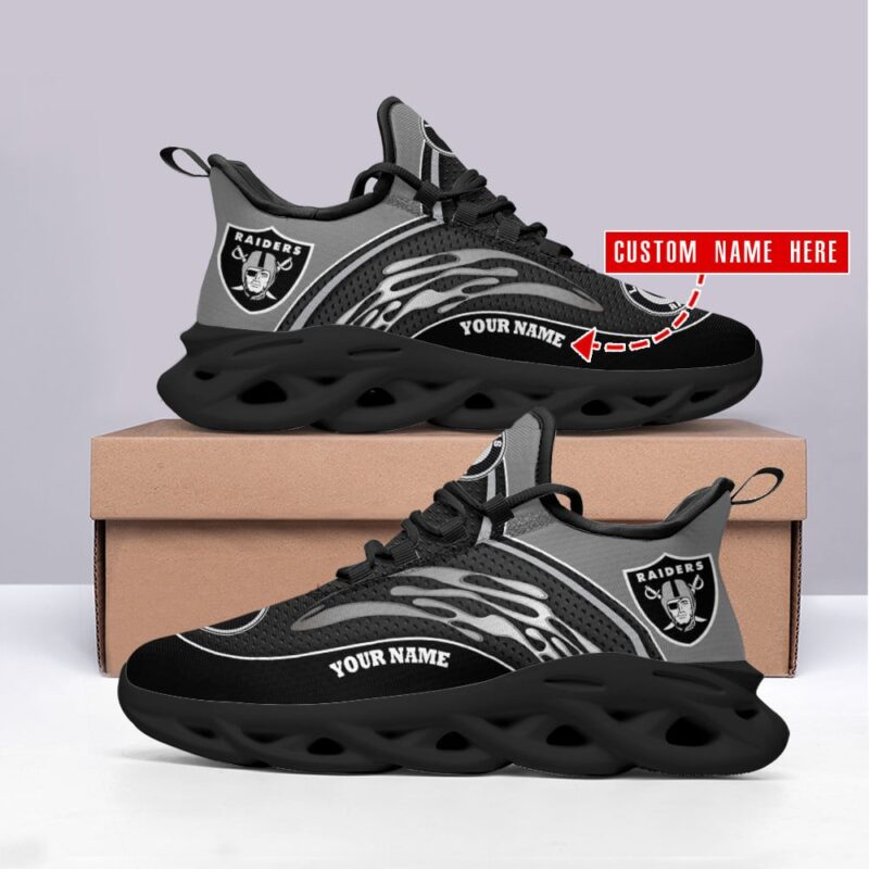 Las Vegas Raiders Personalized NFL Gym Sneaker