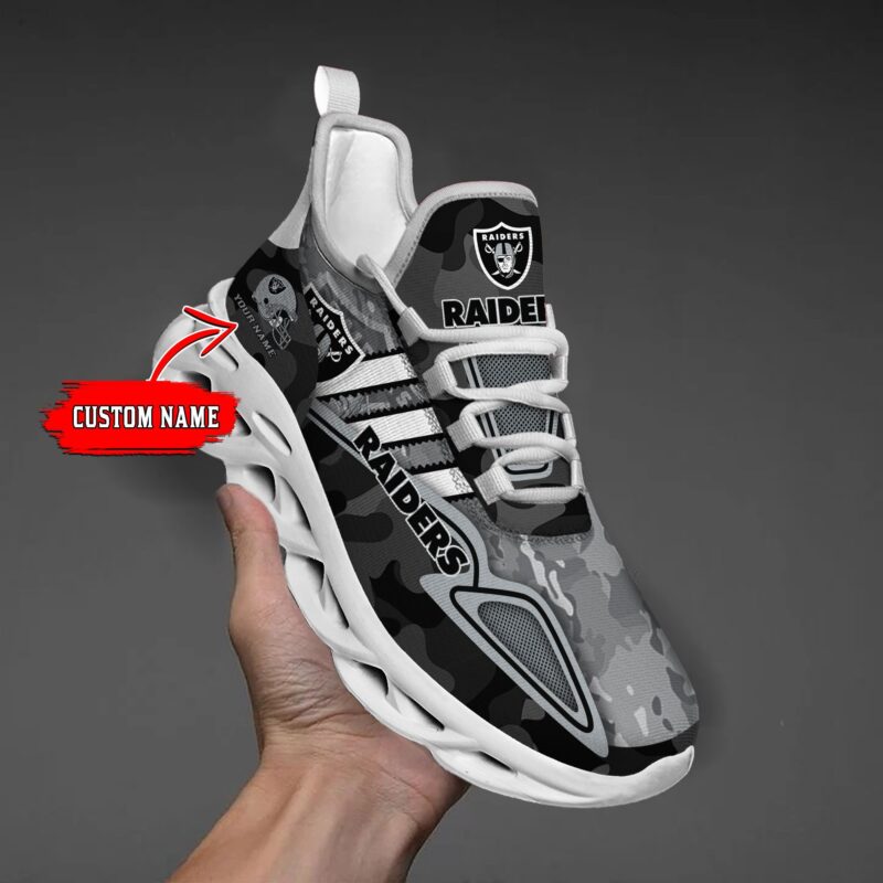 Las Vegas Raiders Personalized Running Sneaker - Custom Gift For Men Women