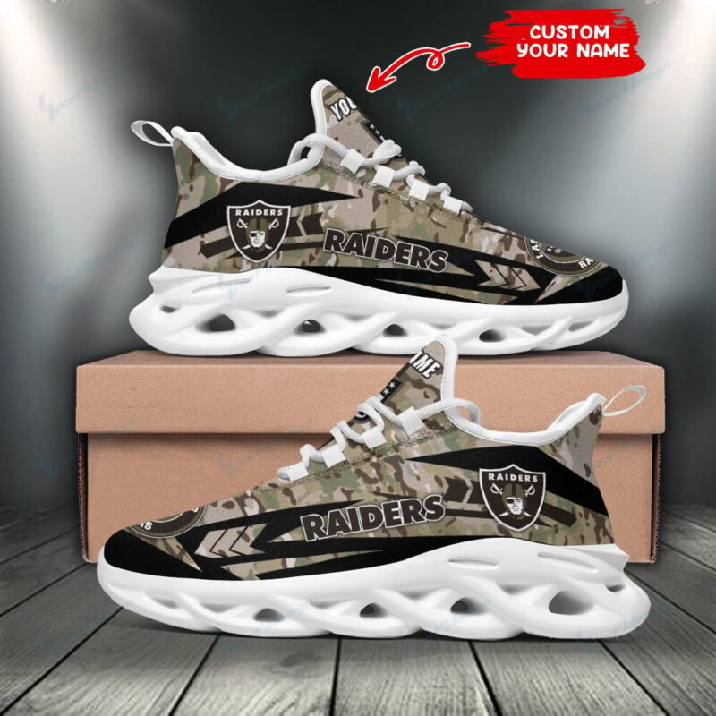 Las Vegas Raiders Personalized Running Sneaker