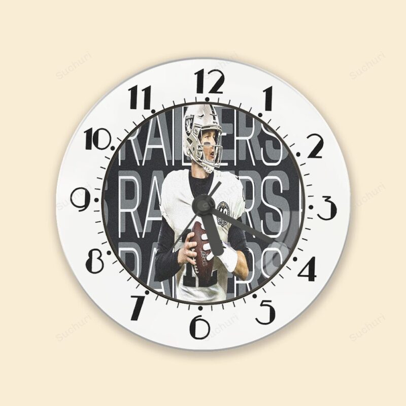 Las Vegas Raiders Player 12 Alarm Clock