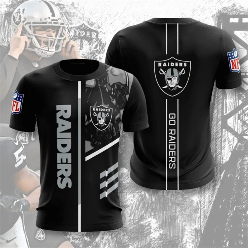 Las Vegas Raiders t shirt 3d performance short sleeve - Raidersfanworld.com