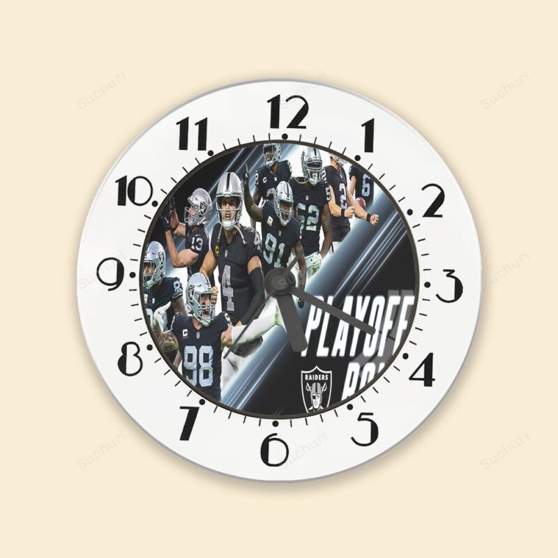 Las Vegas Raiders Team Art2 Alarm Clock