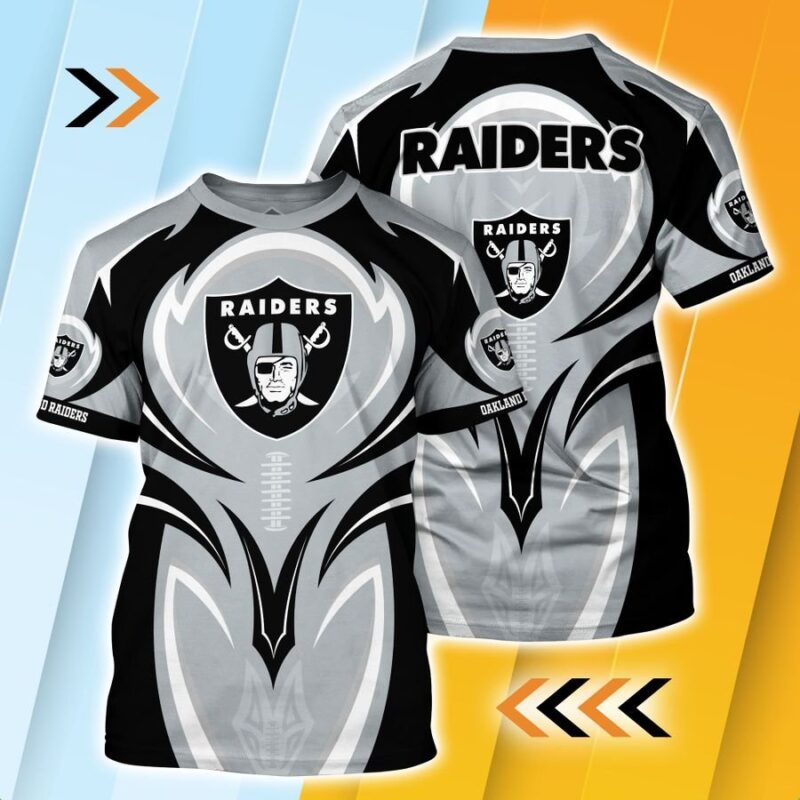 Las Vegas Raiders Tshirt Men Women 3D Print - Raidersfanworld.com