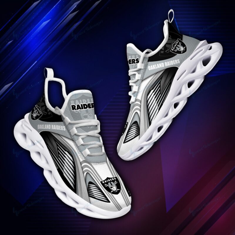 New Custom Raiders Running Sneakers - Raidersfanworld.com