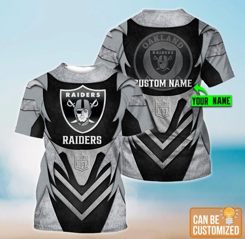 NFL Las Vegas Raiders 3D Tshirt Custom - Raidersfanworld.com