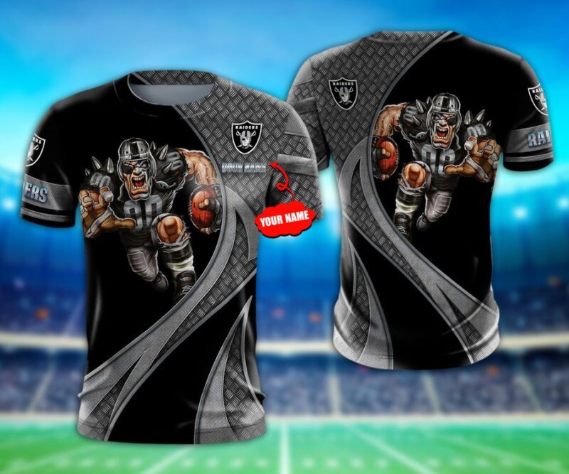 NFL Las Vegas Raiders Men Women Tshirt 3D Print Custom - Raidersfanworld.com