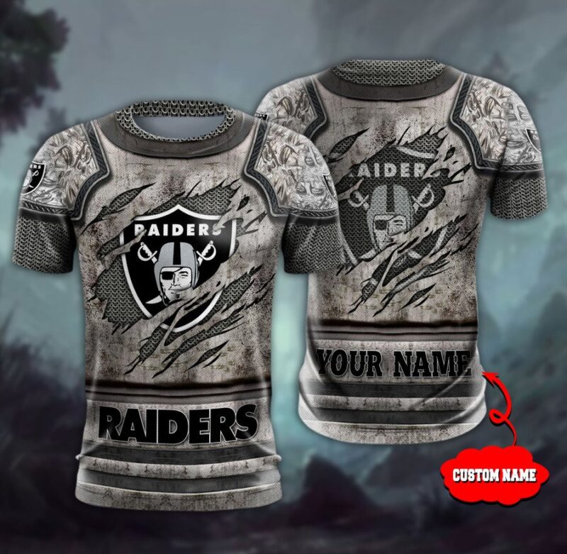 NFL Las Vegas Raiders Men Women Tshirt 3D Print Full - Raidersfanworld.com