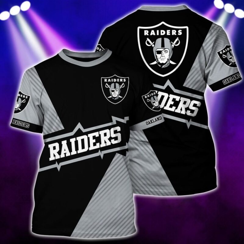 NFL Las Vegas Raiders Men Women Tshirt 3D Print Hot Trends - Raidersfanworld.com