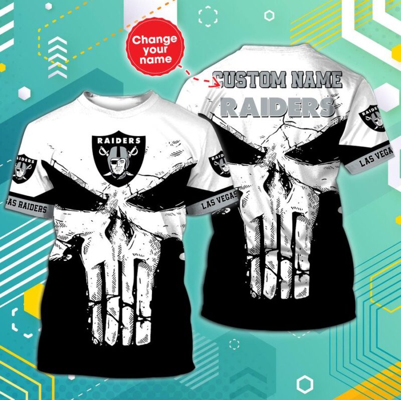 NFL Las Vegas Raiders Men Women Tshirt 3D Print - Raidersfanworld.com