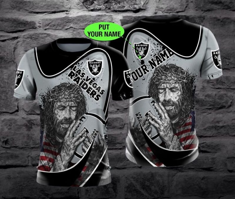 NFL Las Vegas Raiders NFL Tshirt 3D Print - Raidersfanworld.com