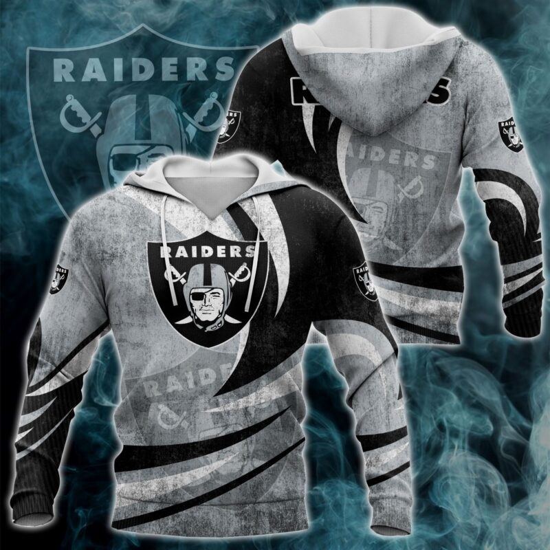 Oakland Raiders NFL 3D Hoodie Print Full - Raidersfanworld.com
