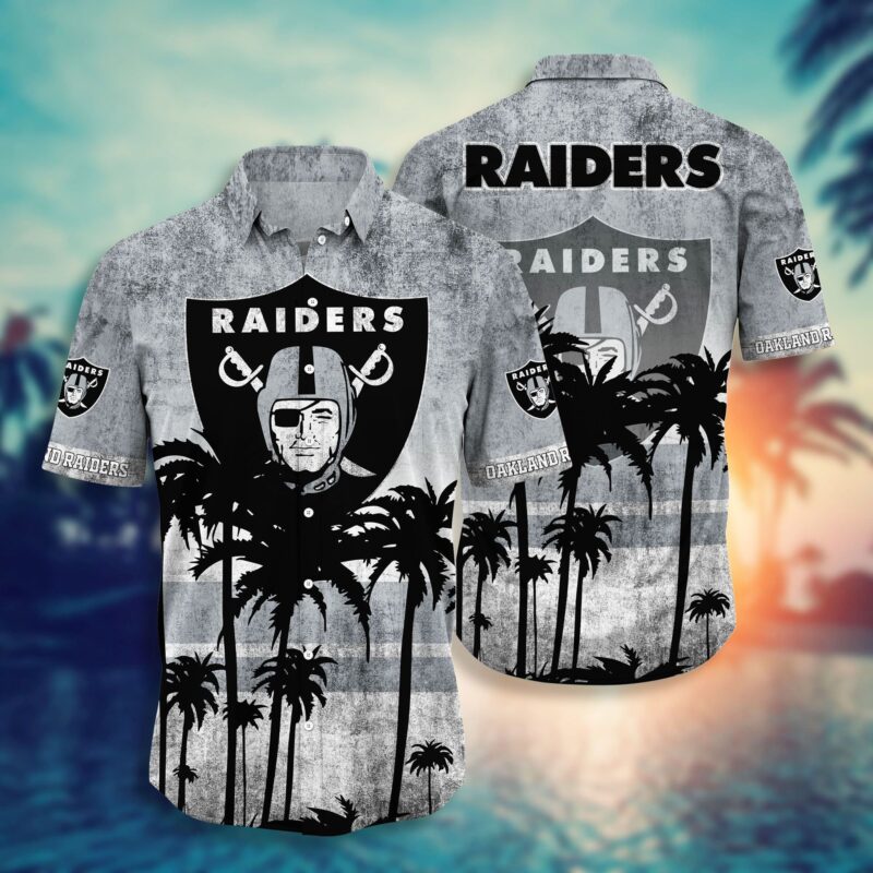 Oakland Raiders NFL-Hawaii Shirt Short Style Hot Trending Summer - Raidersfanworld.com