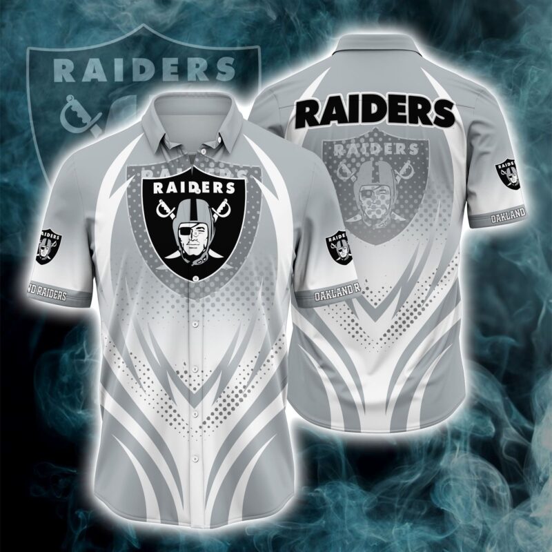 Oakland Raiders NFL Hawaiian Hoodie T-Shirt Zip Hooded Sweatshirt - Raidersfanworld.com