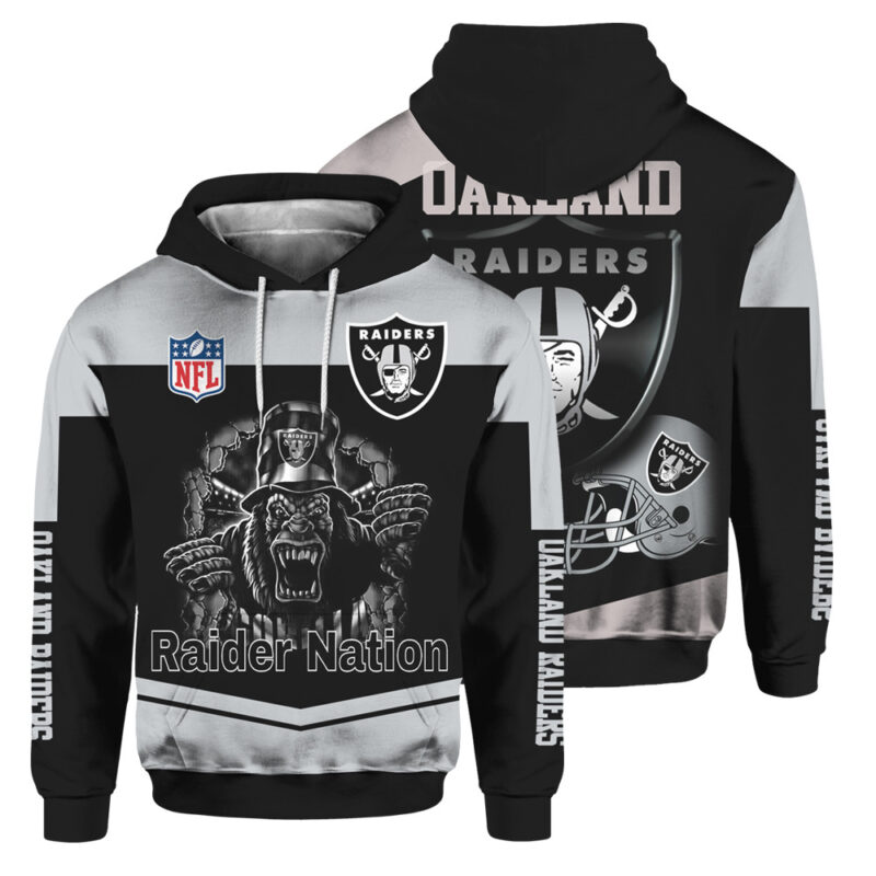 Raiders hoodie cute raider nation cheap sweatshirt for fans - Raidersfanworld.com