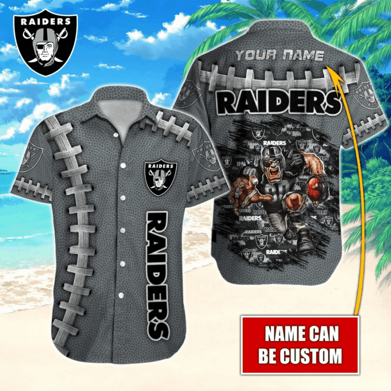 Raiders NFL Style Hawaiian Shirt Hot Trends - Raidersfanworld.com