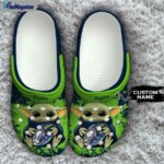 Baby Yoda Hug Seattle Seahawks 3D Printed Crocs Shoes – The Clothes You’ll Ever Need