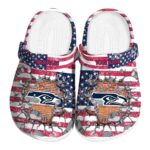 Custom Seattle Seahawks Freedom Splinter Crocs – VivaCrocs