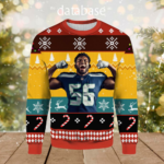 Jordyn Brooks Seattle Seahawks Ugly Christmas Sweater