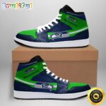 NFL Seattle Seahawks Air Jordan 1 Shoes