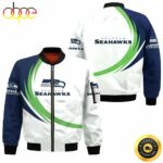 Nfl Seattle Seahawks Curve Design Bomber Jacket