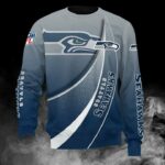 NFL Seattle Seahawks Navy Grey Sweatshirt