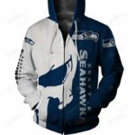 Seattle Seahawks 3D All Over Print Hoodie Zip up Hoodie MTE37