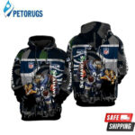 Seattle Seahawks Nfl Football Big Logo Seattle Seahawks Seattle Seahawks 3d Hoodie