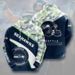 Seattle Seahawks USA 3D Hoodie All Over Printed Seattle Seahawks Gift