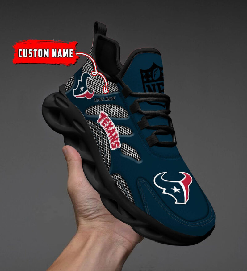 Houston Texans NFL Personalized Max Soul Shoes
