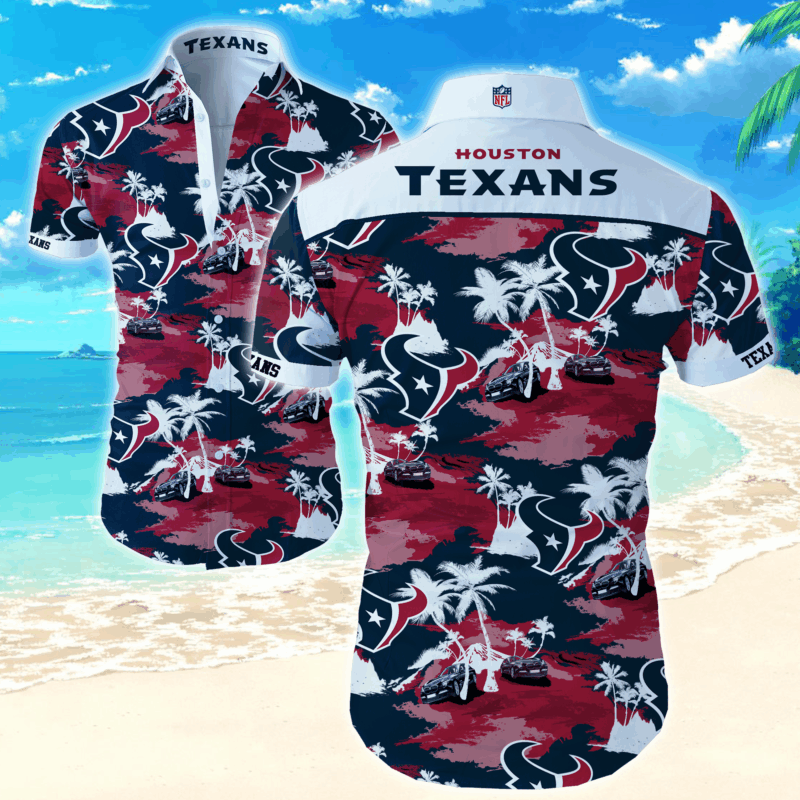 Nfl Houston Texans Hawaiian Shirt Summer Button Up - Hot Sale 2025