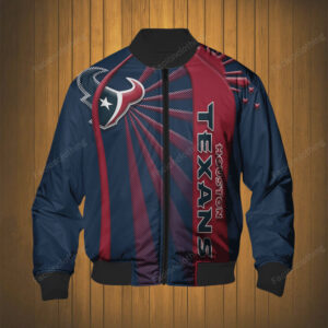 Sportswearmerch Houston Texans NFL Bomber Jacket Personalized For Fan - Sportswearmerch