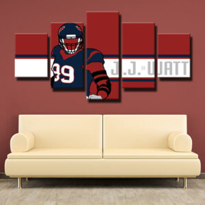 Houston Texans Defensive End J. J. Watt Cartoon