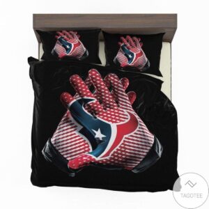 Houston Texans Football Logo Hands Bedding Set - Hot Sale 2025