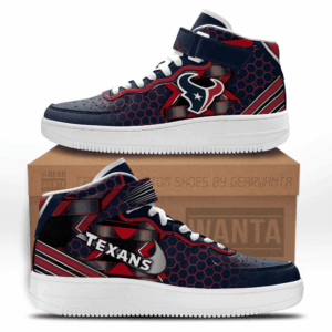 Houston Texans NFL White High Air Force 1 Shoes Fansatic.com OCT222203