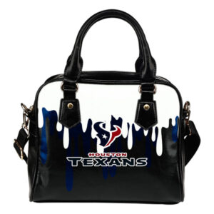 Color Leak Down Colorful Houston Texans Shoulder Handbags