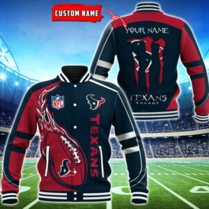 Houston Texans Varsity Jackets Custom Name