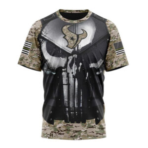 Houston Texans t-shirt Camo Custom Name & Number