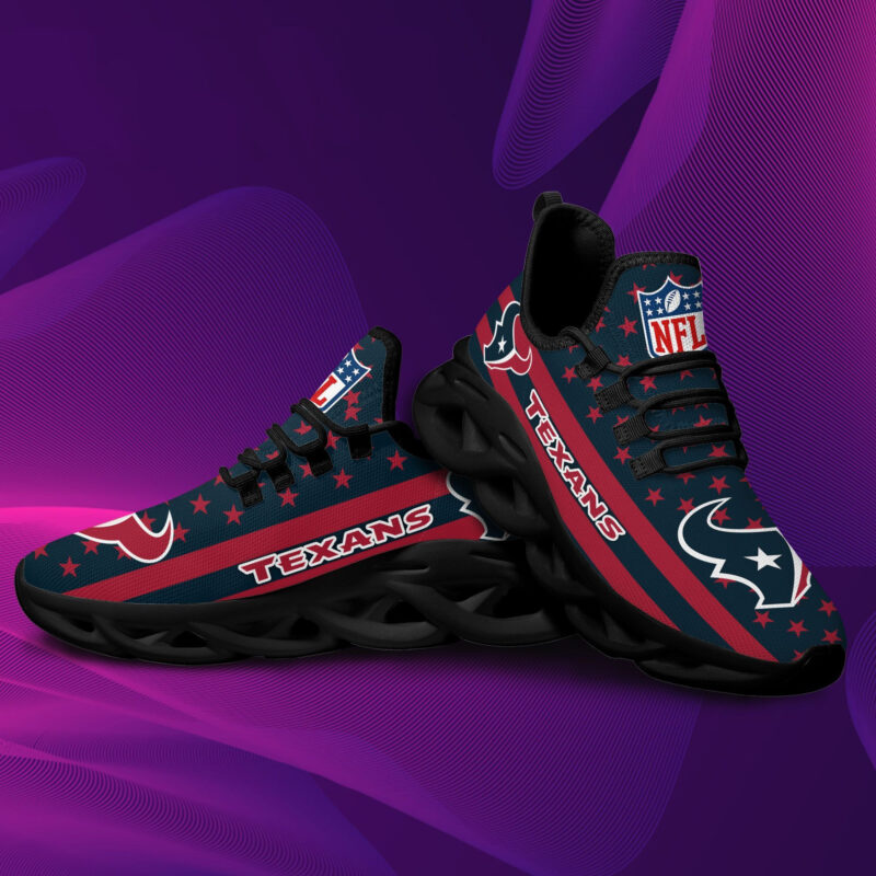 Houston Texans Max Soul Sneakers Running Sports Shoes For Men Women