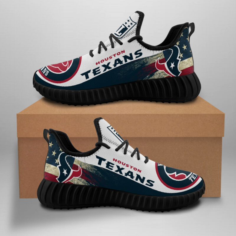 Houston Texans Shoes Customize Sneakers Style #2 Yeezy Shoes For Women/Men